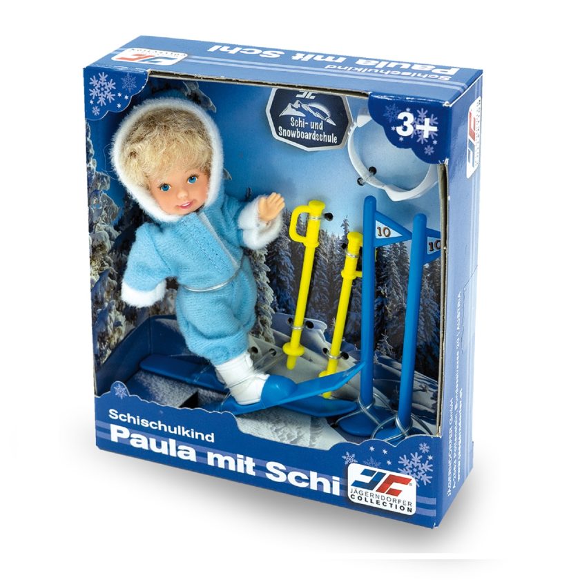 Paula with ski doll